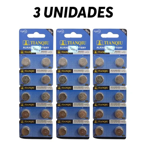 Batería Pila Ag13 Alcalina Lr44 G13 A76 Gp76a 357 Sr44w