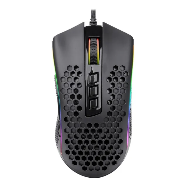 Mouse De Gamer Redragon Storm Elite M988-rgb, Negro Rgb