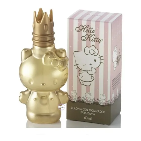 Perfume Hello Kitty Fuller Niña Dama 60 Ml Dorado Colección