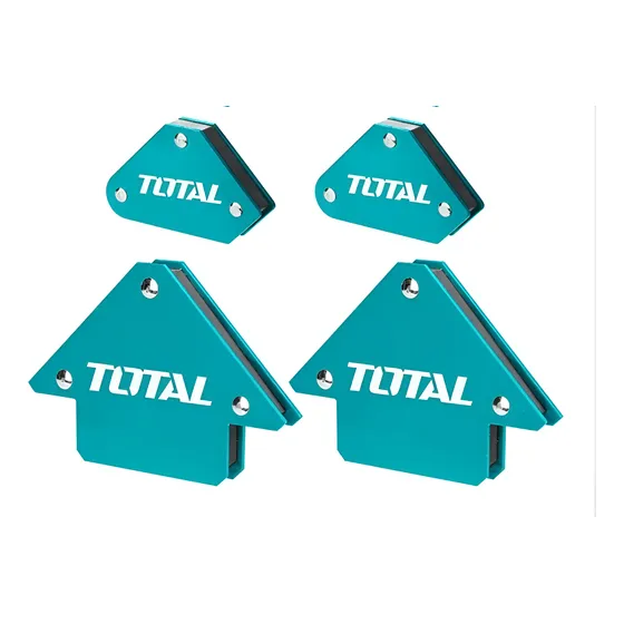 Set de 4 escuadras magneticas total tamwh4062 Ángulos: 45°,90°,135°