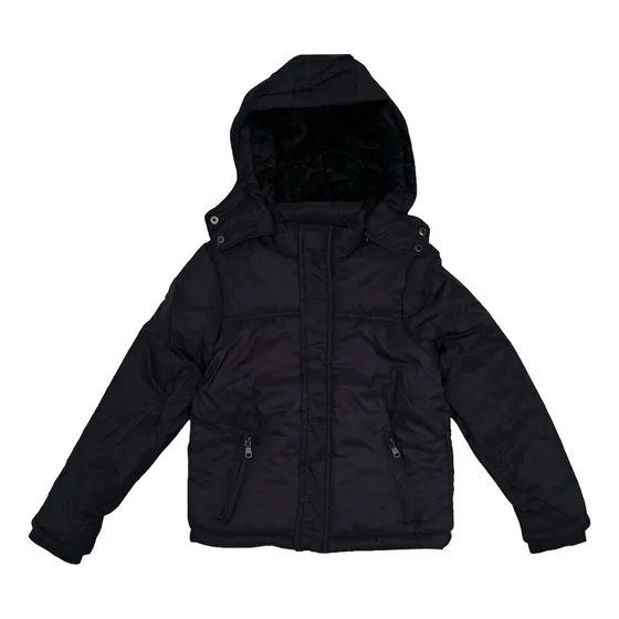 Jaqueta Infantil Puffer Menino Com Capuz  Inverno Quente
