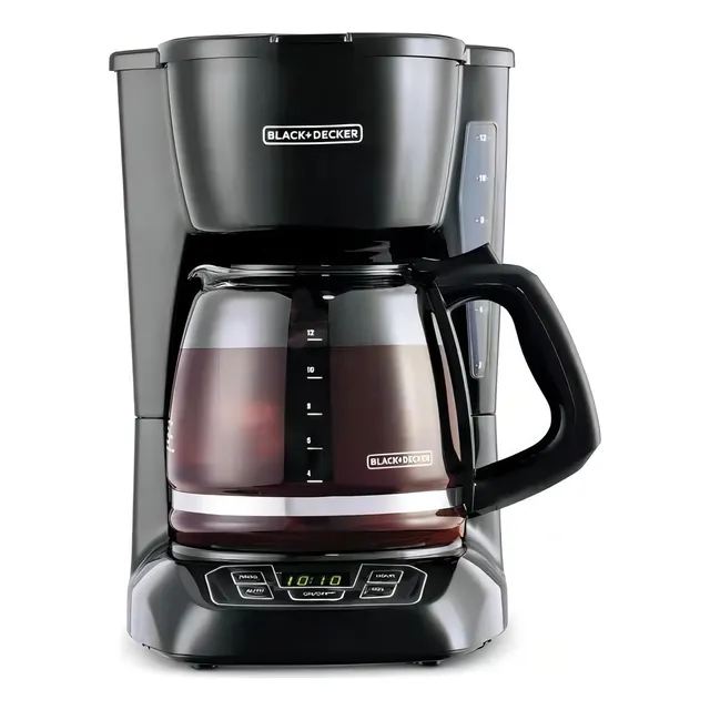Cafetera Programable Digita Black+ Decker 12 Tzs Cm1110b 120 V Negro