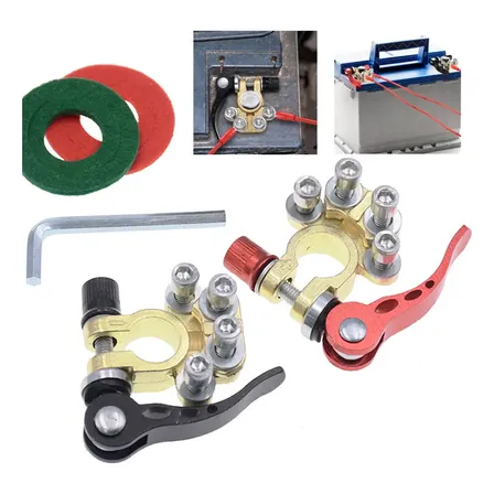Conector Terminal Engate Rápido Trava Bateria Automotiva Par