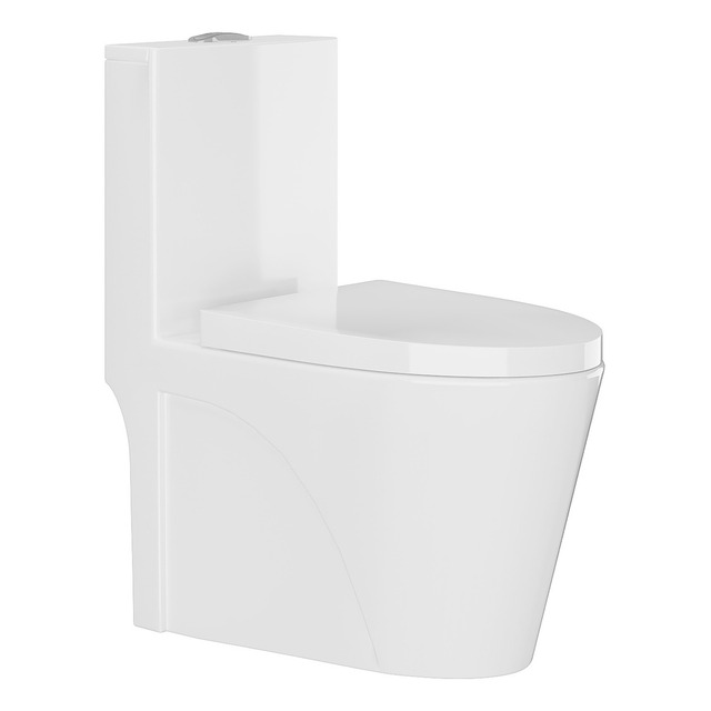Vaso Sanitário Monobloco Caixa Acoplada Completo - Privada Cor Branco Vaso Sanitário Monobloco Caixa Acoplada Completo - Privada Cor Branco