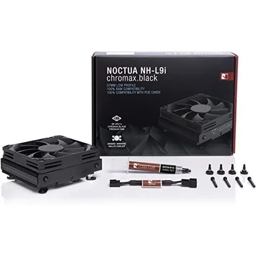 Disipador Noctua Nh-l9i Chromax.black Alto Rend Cpu Intel Led Negro