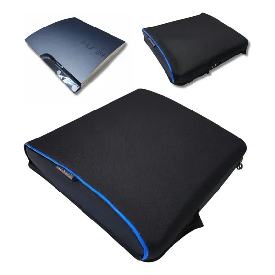 Capa Compatível Com Ps3 Slim Playstation 3 Slim Antipoeira
