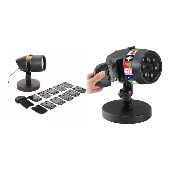 Pack X2 Luces Navidad Led Proyector Robotizado Giratorio