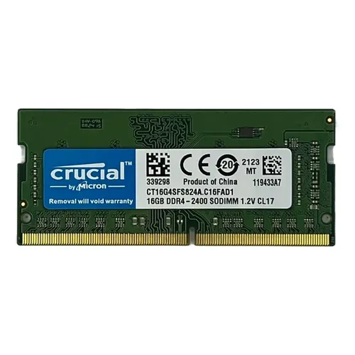 Memória RAM Notebook Ddr4 3200mhz 16gb Cl22 color verde Crucial