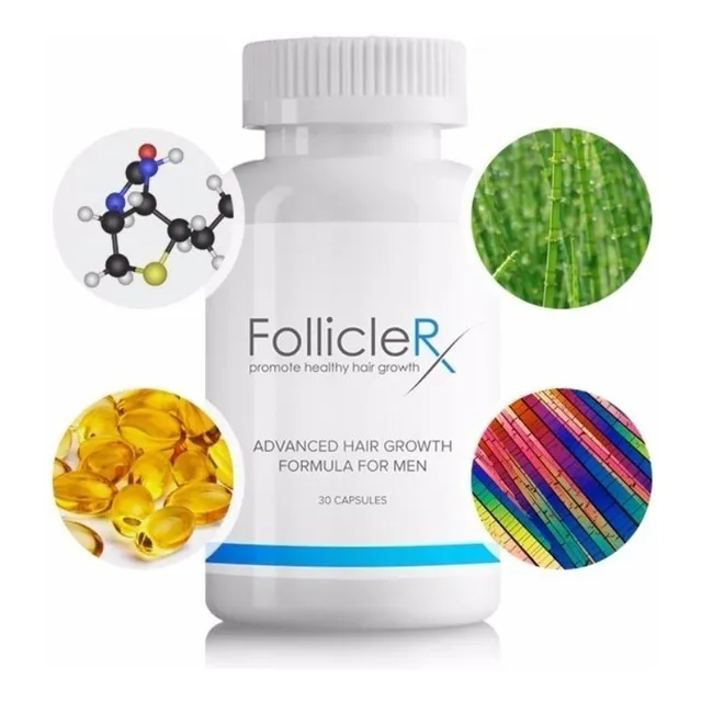 Multivitaminico Follicle Rx Regenera Crece El Cabello Pelo
