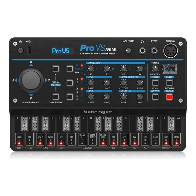 Sintetizador Híbrido Behringer Pro Vs Mini Portátil Joystick