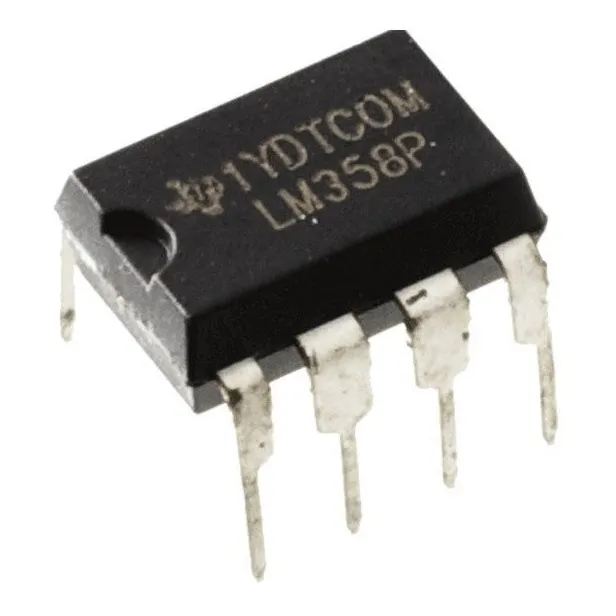 Lote De 5 Circuito Integrado Lm358p Doble Amp Op  Dip8