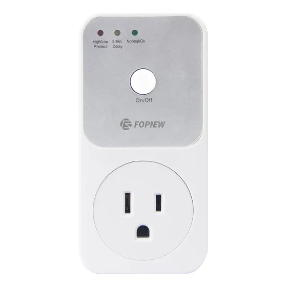 Fopnew Protector Voltaje Refrigerador Aire Acondicionado Lavadora Electrodomésticos LYT6-66 Blanco