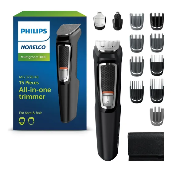 Serie Philips Norelco Multigroom 3000, Recortadora Todo En Y