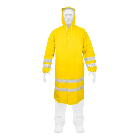 Gabardina Impermeable 2 Capas Con Reflejante M Truper 17722