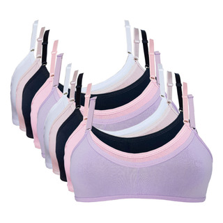 Kit 3 SutiĂŁs Menina Infantil Cotton AlgodĂŁo Liso BĂĄsico Kit 3 SutiĂŁs Menina Infantil Cotton AlgodĂŁo Liso BĂĄsico