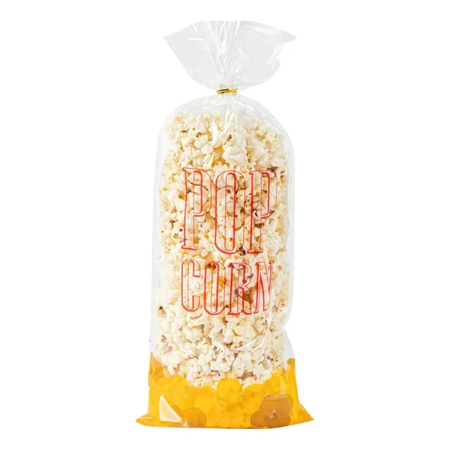 Bolsa De Plástico Transparente Para Palomitas De Maíz
