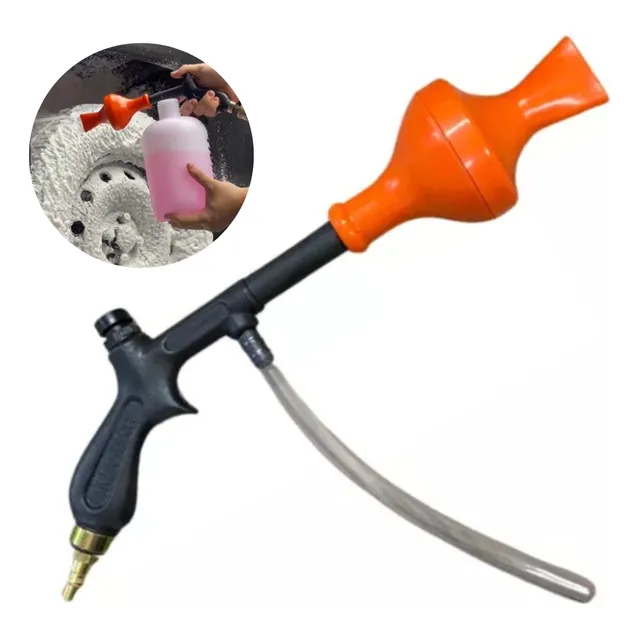 Bico Gerador Espuma Snowjet Kers Pulveriz Espigão P/ Mang