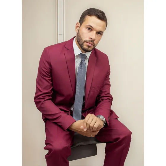 Terno Masculino Slim Completo - Blazer + Calça + Qualidade !