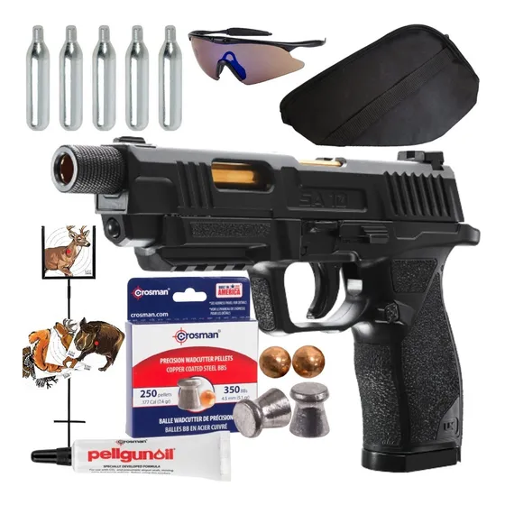 Equipo Marcadora Sa10 Umarex 7pz Bbs Dual Blowback Xtreme P