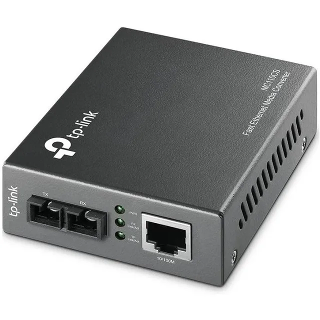 Convertidor Medios Tp-link Mc110cs Mono-modo Fibra Optica