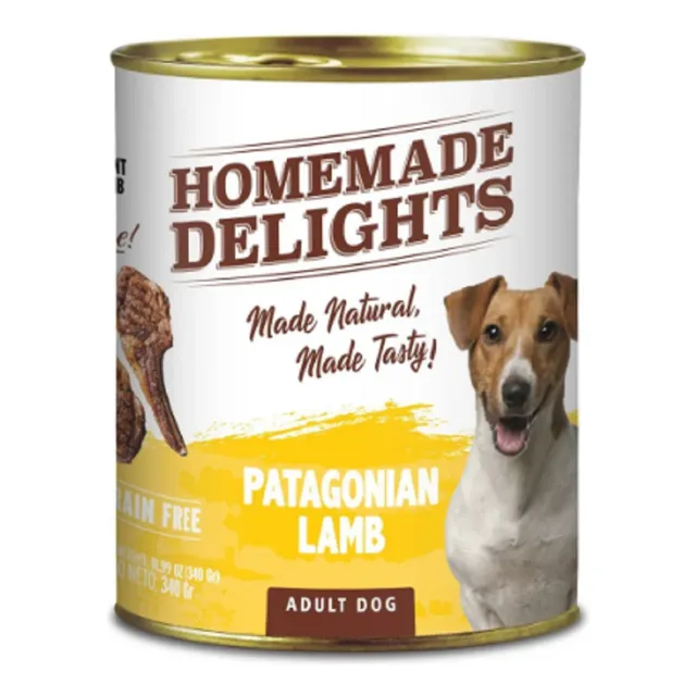 Homemade Patagonian Wet  Lamb Perro Adulto 3  Latas X 340 Gr