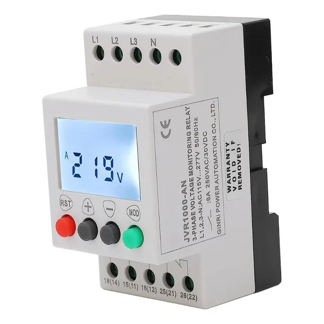 Protector Voltaje Supervisor Trifásico 220v, 480v, 3l, 3l+n