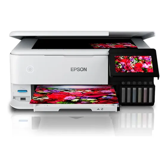 Impresora A Color Multifunción Epson Ecotank L8160 Wifi Color Blanco\u002FNegro | Cuotas sin interés