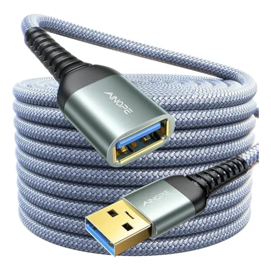Ainope Extensor De Cable De Extensión Usb, Cable