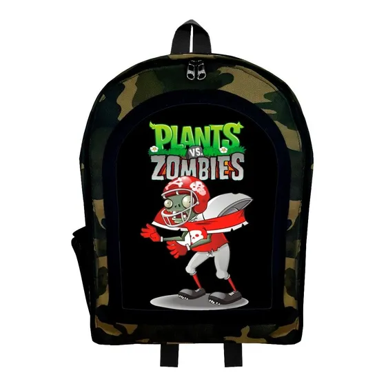 Mochila Infantil Camuflada Plantas Vs Zombies 2 Givan