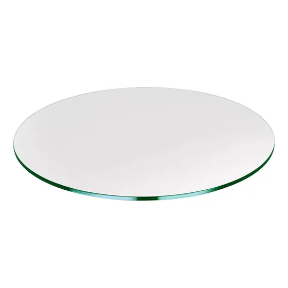 Tampo De Vidro 80cm X 6mm Para Mesa Temperado Redondo