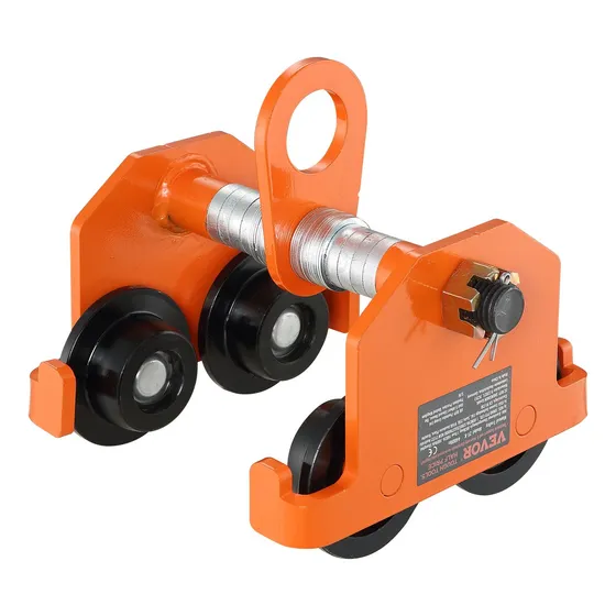Trole Carro Manual Capacidad 5 Ton Ancho 10-20 Cm Vevor