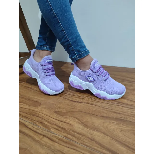 Zapatos De Tenis Mujer Zapatillas Plataforma Casual De Moda