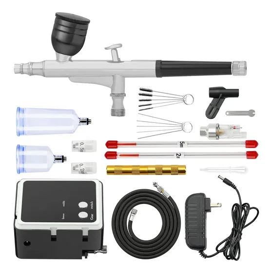 Yxgood Kit De Aerógrafo Con Compresor, Aerógrafo Portátil Re