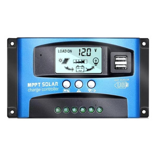 Controlador Carga Painel Solar Mppt 100a 12v 24v Automático Controlador Carga Painel Solar Mppt 100a 12v 24v Automático