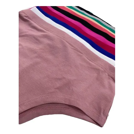 Pack 6 Calzones Tiro Alto Algodón Nuevo Peruano
