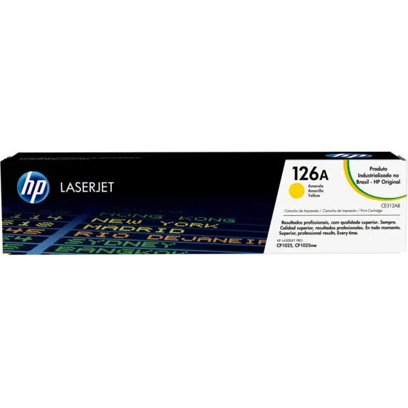 Toner Hp 126a Amarillo Laserjet