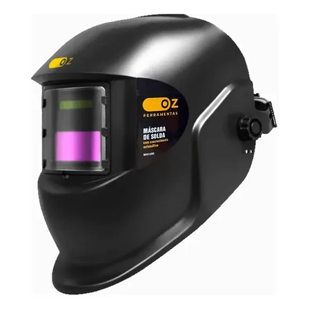 Mascara de Solda Escurecimento Automatico Profissional Oz WH1000 cor preto
