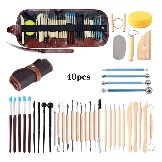 Herramienta Ceramica Moldear Arcilla Decorar Modelado Kit 40