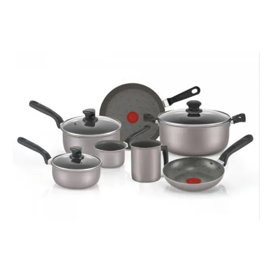 Batería  Juego De Ollas Cocina Imusa Talent 10 Piezas Gris