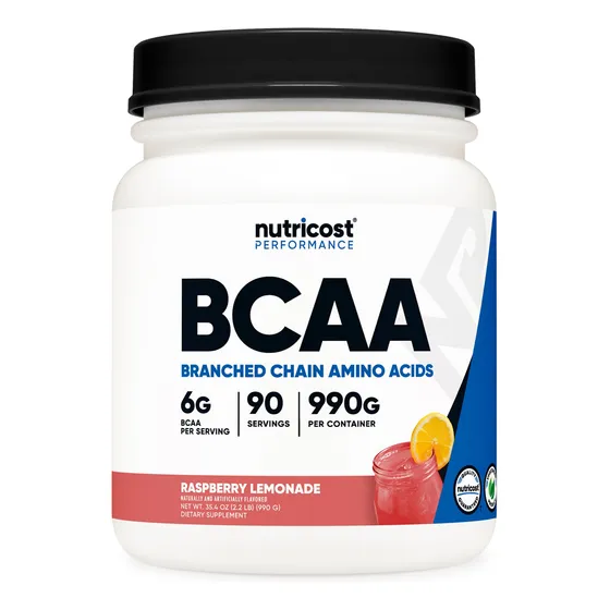 Limonada De Frambuesa Nutricost En Polvo Bcaa 90 Porciones