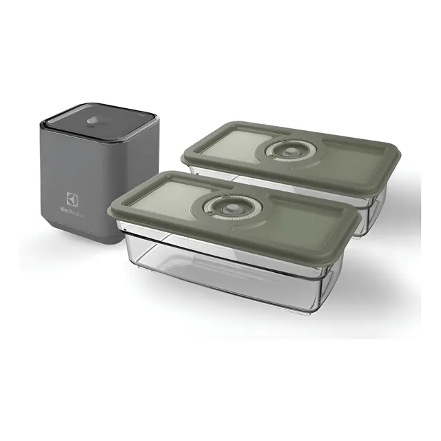 Kit Seladora A Vácuo Portátil Com 2 Potes Electrolux