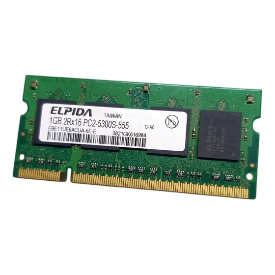 Memoria Ram Elpida Laptop Ddr2 1gb 667mhz 5300s Usada