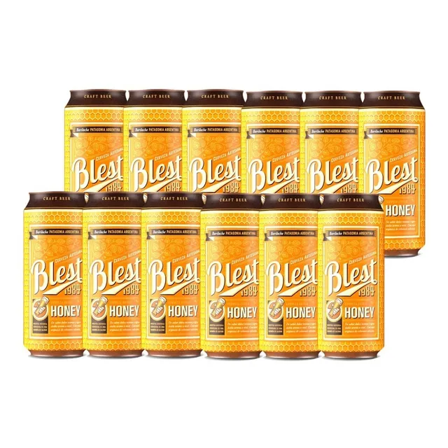 Cerveza Blest Artesanal Lata X 473 Cc. Honey (x 12 Unid)