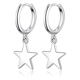 Aretes De Plata 925 Con Diseño De Moda Estrella Para Mujer Aretes De Plata 925 Con Diseño De Moda Estrella Para Mujer