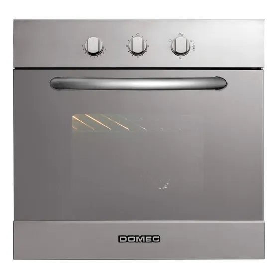 Horno empotrable a gas Domec HX16 Reflex 56.5L acero inoxidable 220V