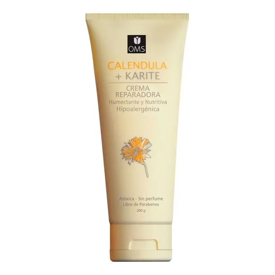 Oms Crema Reparadora Con Caléndula Karité - 200 ml