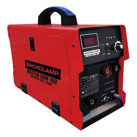 Soldadora Mig/mma Sincrolamp Master-sum 160 Color Rojo Frecuencia 50Hz