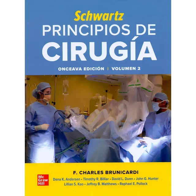 Schwartz Principios De Cirugía 11 Ed 2020 Original Y