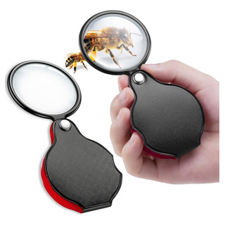 Lupa De Bolsillo Plegable 8x Mini Para Leer, Joyeria Lupa De Bolsillo Plegable 8x Mini Para Leer, Joyeria