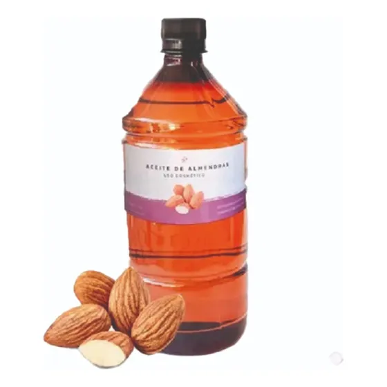 Aceite De Almendras Prens. Frio - 1 Litro - Uso Cosmético